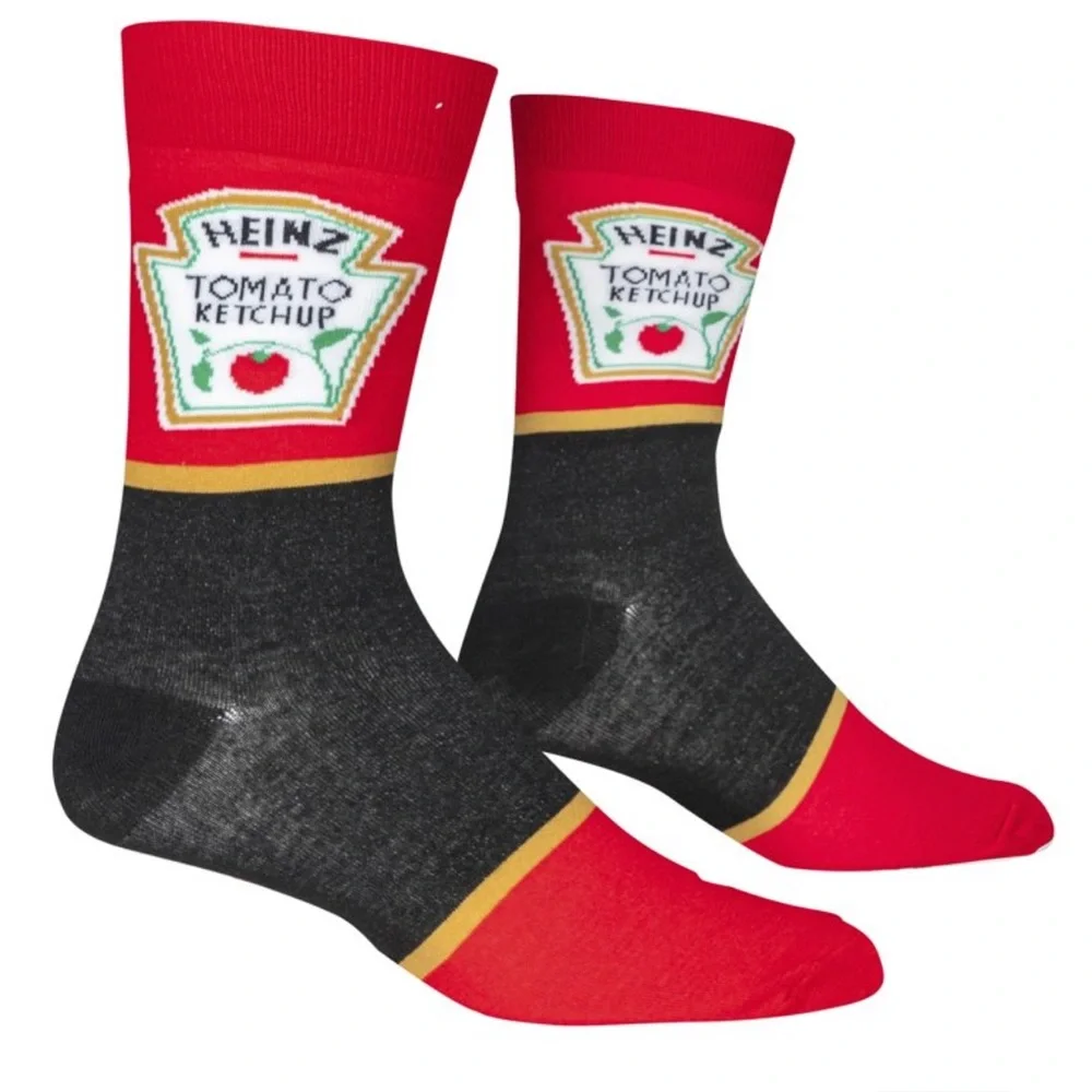 Odd Sox Heinz Ketchup Crew Socks Men’s 6-12